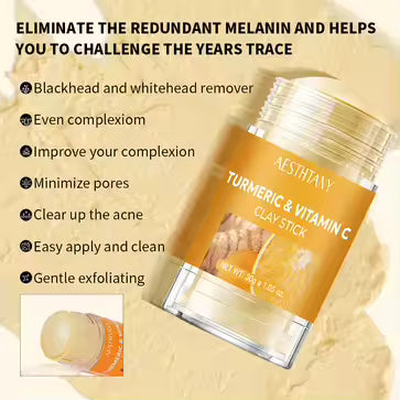 AESTHTANY Turmeric & Vitamin C Mud Mask Stick