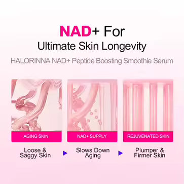 HALORINNA NAD+ Peptide Smoothie Essence (Pink)
