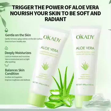 O'KADY Aloe Vera Facial Exfoliating Gel