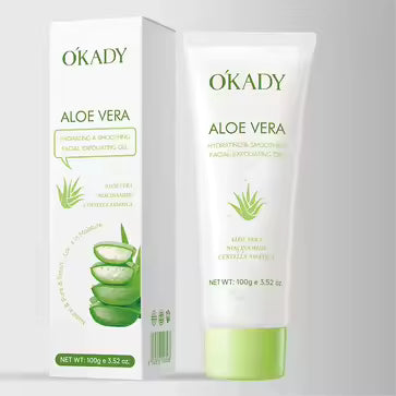 O'KADY Aloe Vera Facial Exfoliating Gel