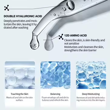 O'KADY Hyaluronic Acid Moisturizing Gentle Cleansing Gel